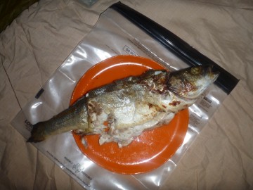 And for today´s dinner, again fish!
