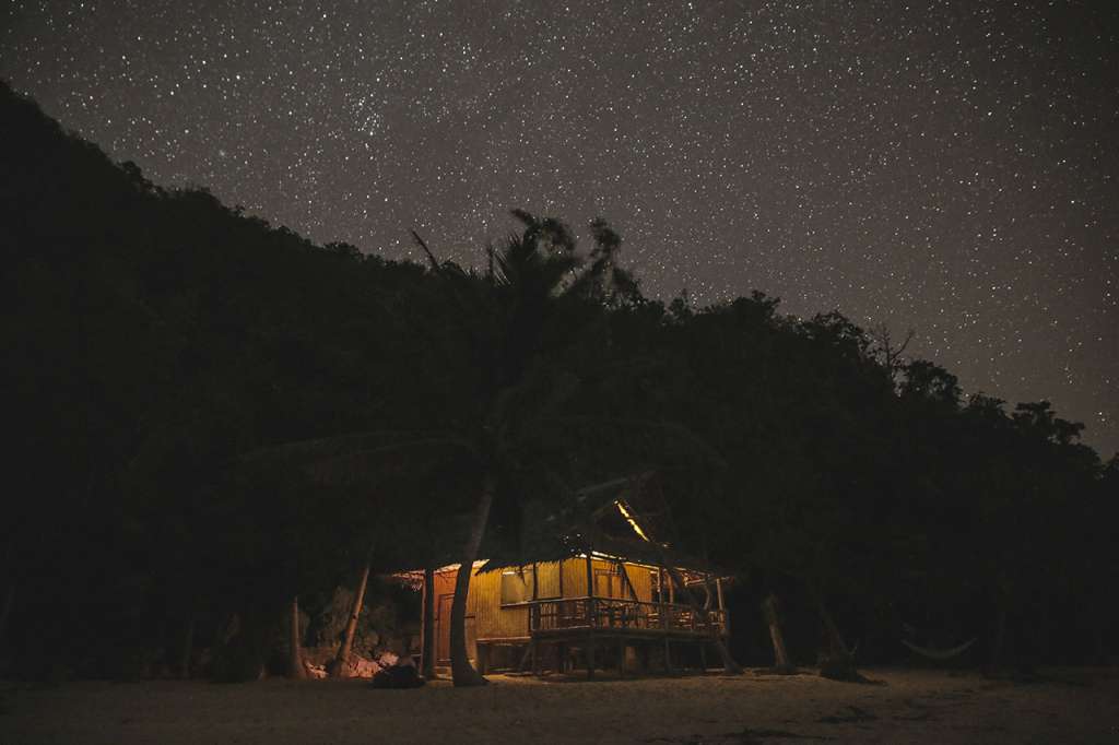 La cabaña en la isla desierta de Marooning