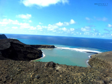 Hunga Tonga Lake crater